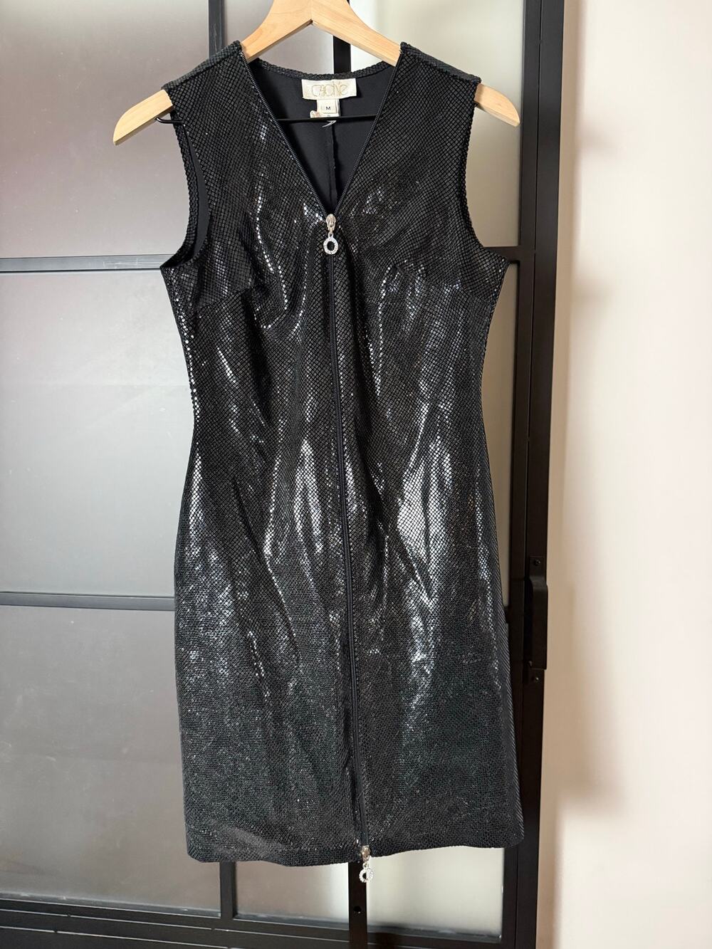 Y2K Cache Full Zip Mini Dress Size Medium